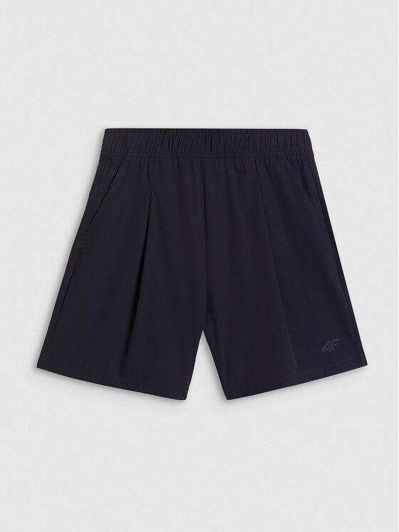 4F 4F Bavlnené šortky 4FRSS26TSHOF0937-20S Čierna Loose Fit