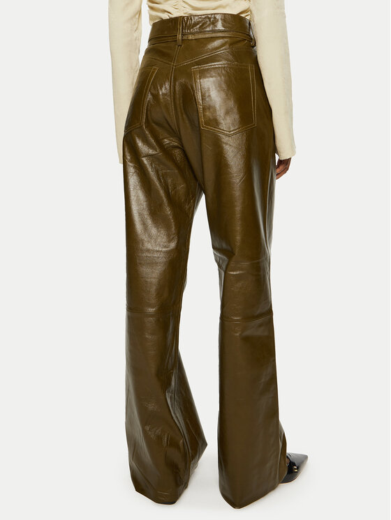 DAY BIRGER ÉT MIKKELSEN DAY BIRGER ÉT MIKKELSEN Παντελόνι δερμάτινο Elijah DAY65243419 Καφέ Straight Fit