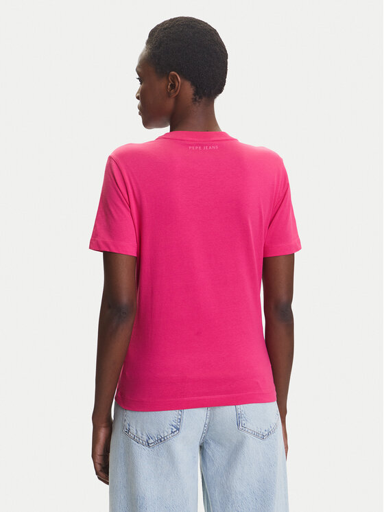 Pepe Jeans Pepe Jeans Marškinėliai Red Bull Racing RL500004 Rožinė Regular Fit