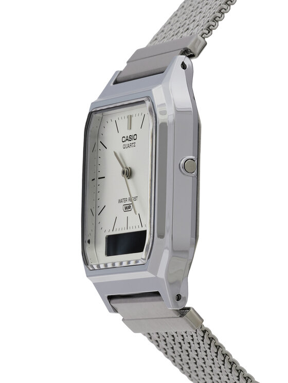 Casio Casio Zegarek 4549526417719 Srebrny