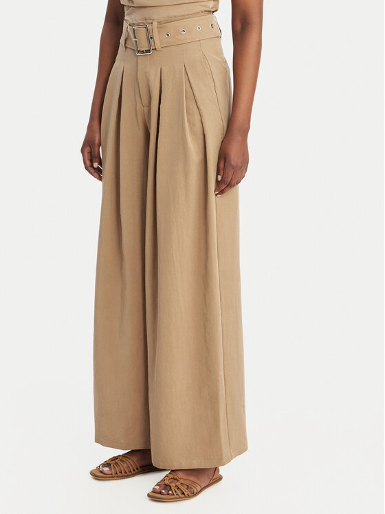 Eleh Eleh Pantaloni palazzo SS260099 Bej Wide Leg