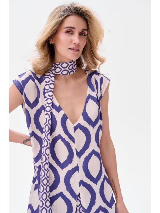 blue shadow blue shadow Tunika Anife Niebieski Regular Fit