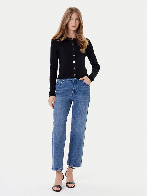 MICHAEL Michael Kors MICHAEL Michael Kors Kardigan MT5617W4VR Crna Slim Fit