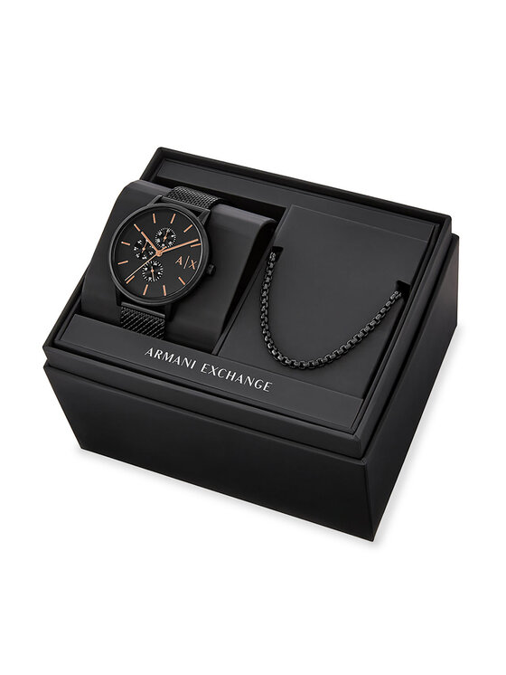 Armani Exchange Armani Exchange Karóra AX7162SET Fekete