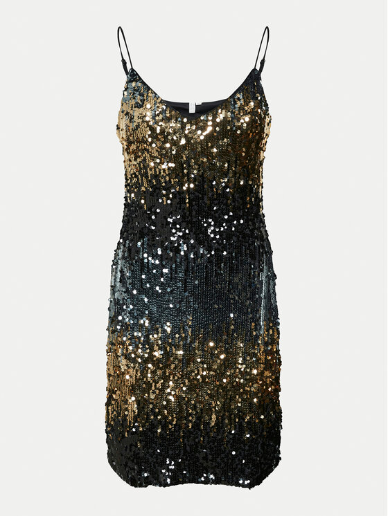Vero Moda Vero Moda Sukienka koktajlowa Ria 10317316 Czarny Regular Fit