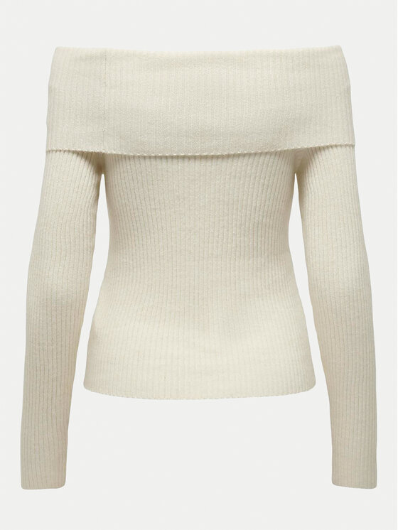ONLY ONLY Džemper Katia 15311830 Écru Regular Fit