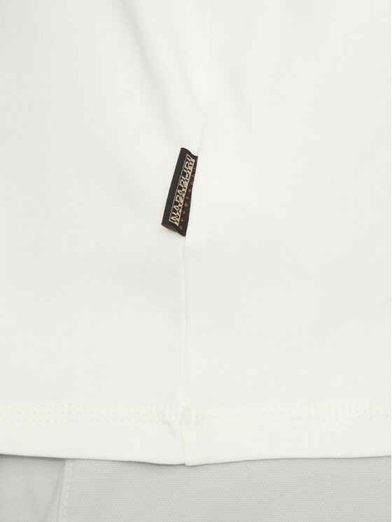 Napapijri Napapijri Тишърт S-Vanni NP0A4IEA Бял Regular Fit