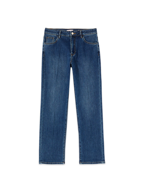 Oltre Oltre Jeansy P412R009278N034 Niebieski Regular Fit
