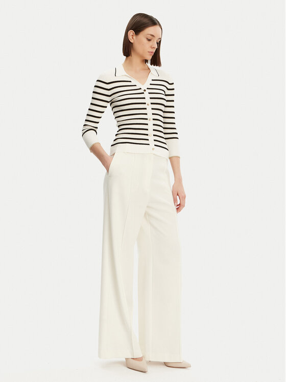 Morgan Morgan Kardigan 251-MAEL Bílá Slim Fit