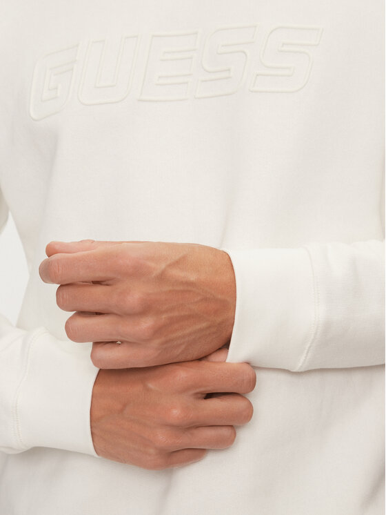 Guess Guess Pulóver New Aldwin Z4YQ16 K9V31 Ekru Regular Fit