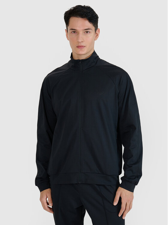 4F 4F Bluza techniczna MULTI ACTIVE Czarny Regular Fit