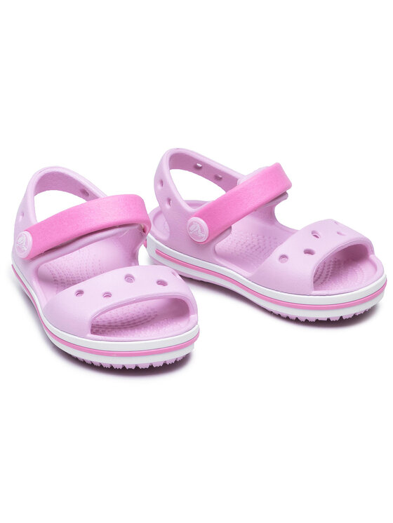 Crocs Crocs Sandały Crocband Sandal Kids 12856 Różowy