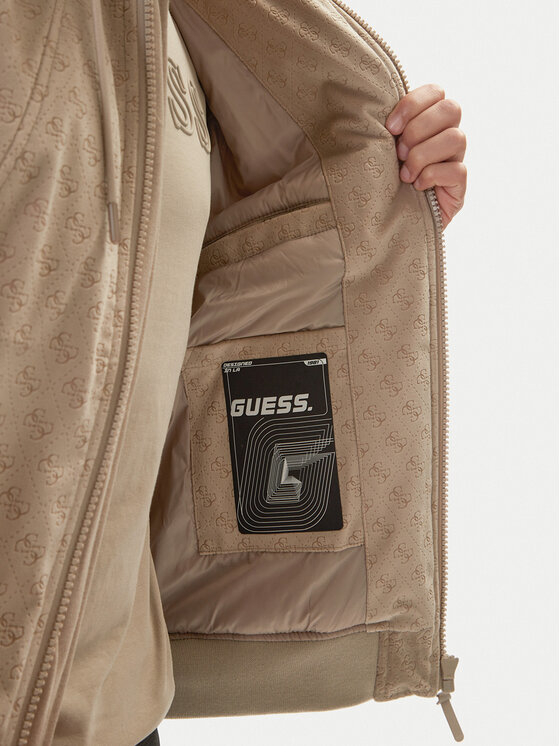 Guess Guess Μπουφάν μεταβατικό Z6RL00 KD622 Μπεζ Regular Fit