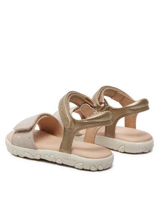 Geox Geox Sandały J Sandal Haiti Girl J028ZA 007NF C0208 M Złoty