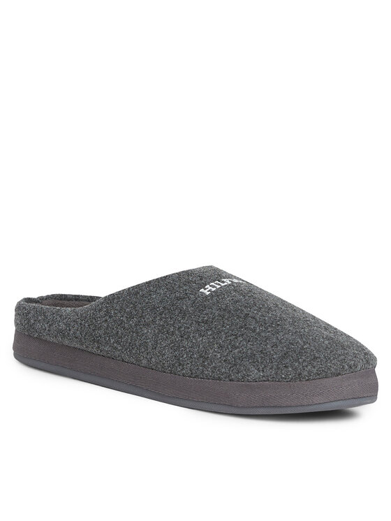 Tommy Hilfiger Copati Hilfiger Warm Felt Homeslipper FM0FM04768 Siva