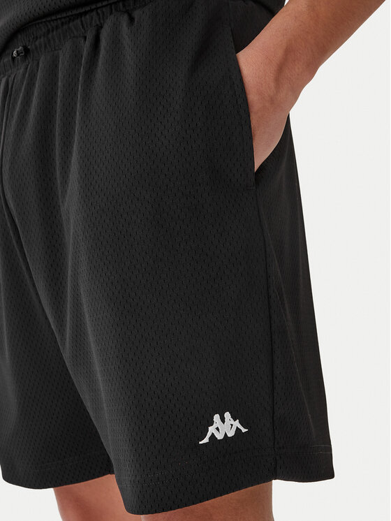 Kappa Kappa Szorty sportowe Authentic Sumit 342286W Czarny Regular Fit