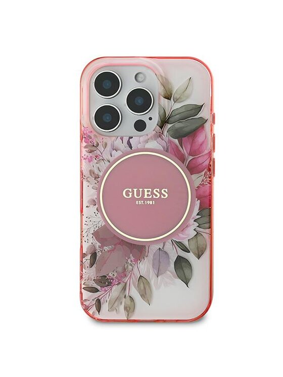 Guess Guess Etui na telefon iPhone 16 Pro Max Różowy