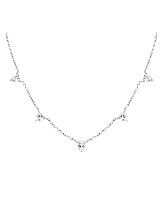 Rosefield Rosefield Naszyjnik Heart Collection Srebrny