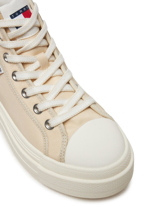Tommy Jeans Tommy Jeans Trampki Foxing EN0EN02704 Beżowy