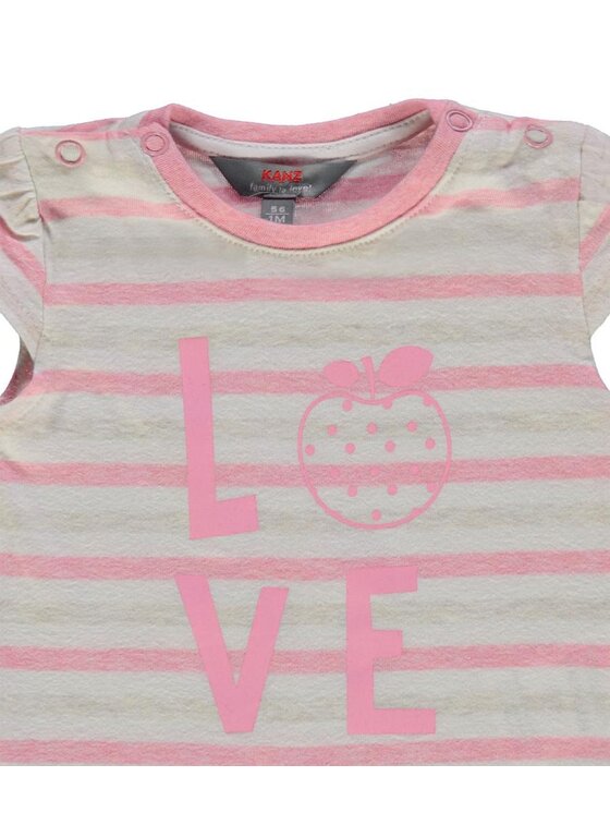 Kanz Kanz T-Shirt 1836691-8188 Różowy Basic Fit