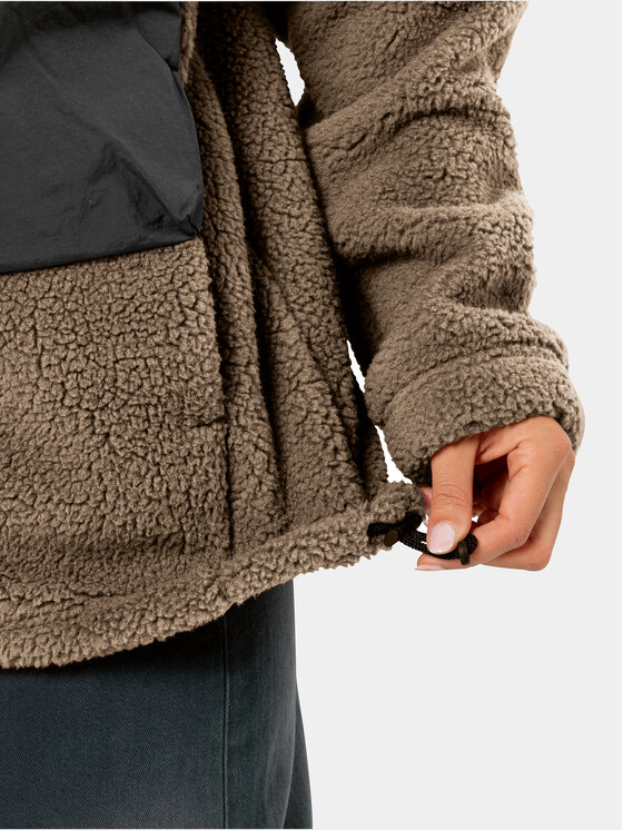 Jack Wolfskin Jack Wolfskin Flis Maarweg Jkt 1711241 Rjava Regular Fit