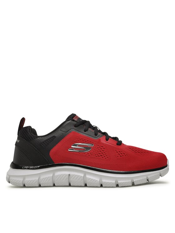 Skechers flats red cheap