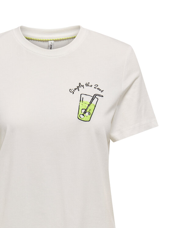 ONLY ONLY T-Shirt Kita 15349150 Bílá Regular Fit