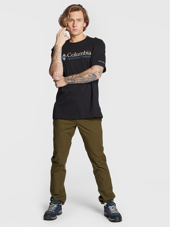 T-shirt Csc BAsic Logo 1680053 Nero Regular Fit