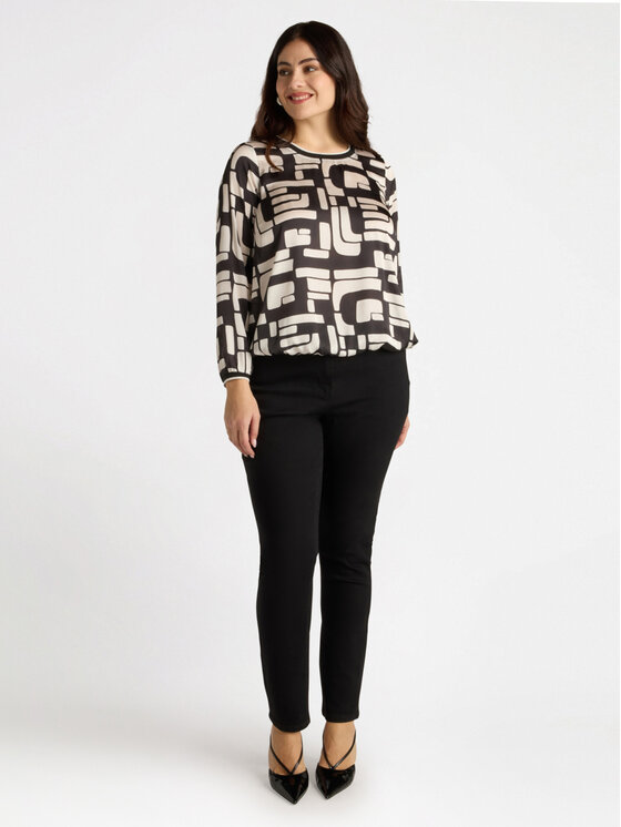 Fiorella Rubino Fiorella Rubino T-shirt G193L008498N0Z3 Nero A-Line Fit