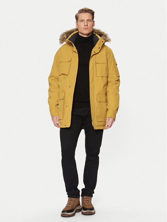 Jack Wolfskin Jack Wolfskin Zimska jakna Glacier Canyon 1107674 Rumena Regular Fit