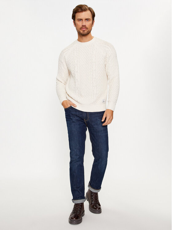 Pepe Jeans Pepe Jeans Пуловер Sly PM702378 Екрю Regular Fit