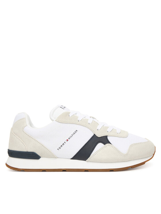 Tommy Hilfiger Tommy Hilfiger Sportcipők Runner Icon Mix FM0FM05679 Ekru
