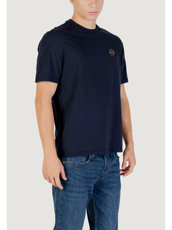 Napapijri Napapijri T-Shirt S-BADGE SS 1 Μπλε Casual Fit