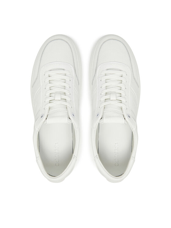 Calvin Klein Calvin Klein Sneakersy Clean Cup Low Lace Tape HM0HM01898 Biały