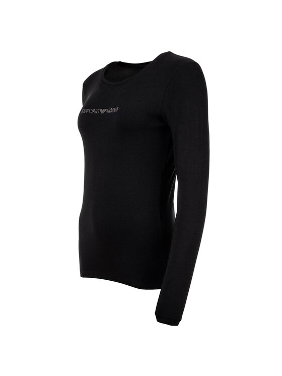 Emporio Armani Emporio Armani S dlouhým rukávem 26296 Černá Slim Fit