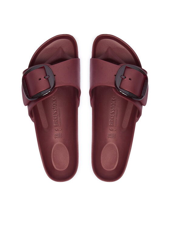 Birkenstock Birkenstock Pantoletten Madrid Big Buckle 1033116 Dunkelrot