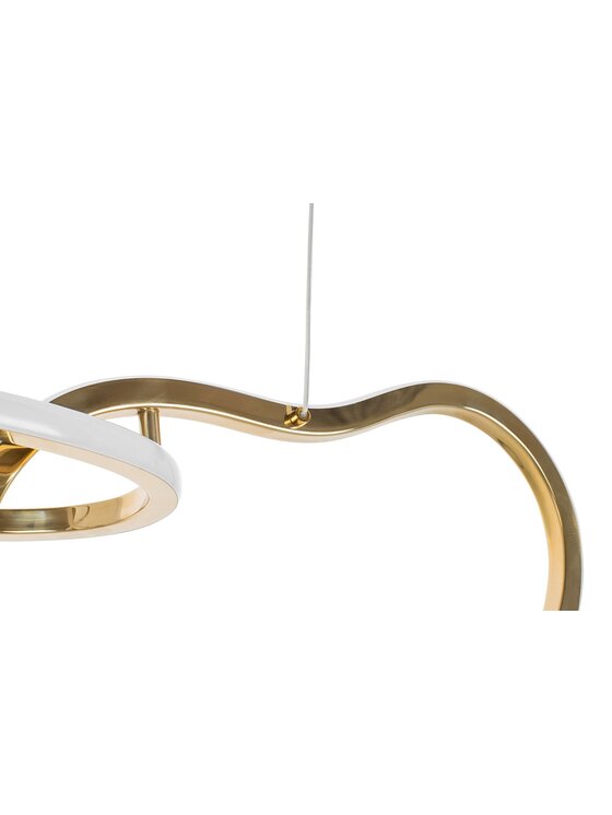 MIAhome MIAhome Lampa wisząca JAZZ 3 złota 80 cm Złoty
