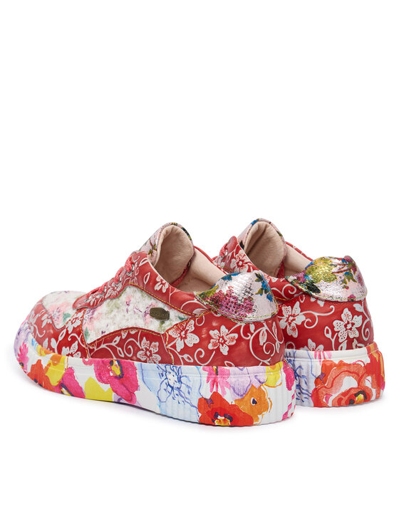 Laura Vita Laura Vita Sneakersy Soleno 03 Czerwony