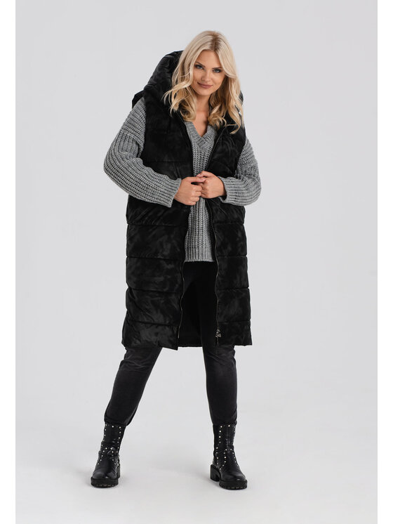 Look Made With Love Look Made With Love Bezrękawnik Pearl Look 934 Czarny Feminine Fit