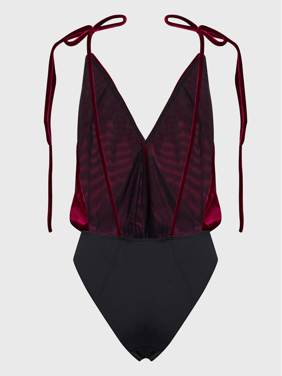 Undress Code Undress Code Bodi Once In A Blue Moon 479 Bordo rdeča Regular Fit