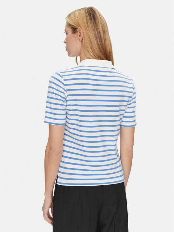 Tommy Hilfiger Tommy Hilfiger Polo 1985 WW0WW43224 Błękitny Regular Fit