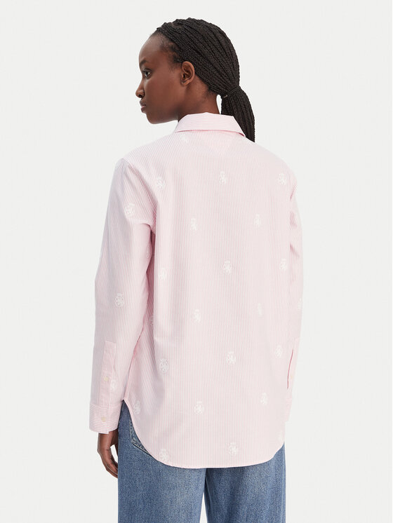 Tommy Hilfiger Tommy Hilfiger Hemd WW0WW49386 Rosa Regular Fit