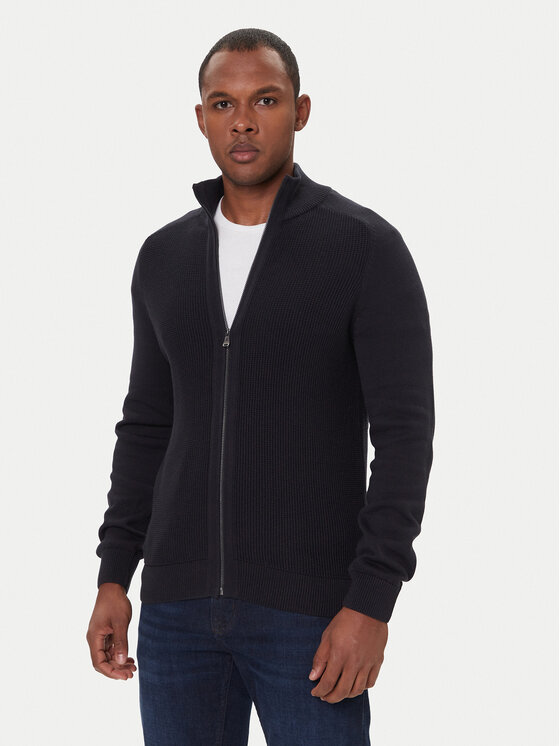 JOOP! Jeans JOOP! Jeans Pletena jopica Olegor 30048178 Mornarsko modra Modern Fit