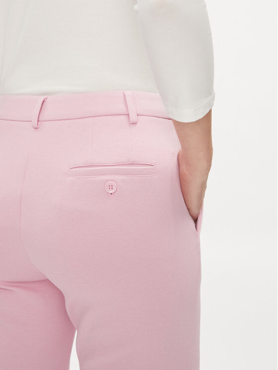 Weekend Max Mara Weekend Max Mara Pantaloni di tessuto Basco 2415781051 Rosa Straight Leg