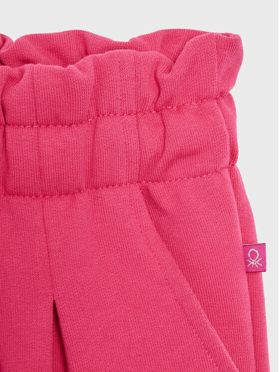 United Colors Of Benetton United Colors Of Benetton Spodnie dresowe 3JLXCF025 Różowy Regular Fit