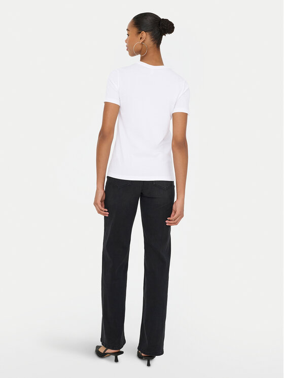 ONLY ONLY T-krekls Emma 15329752 Balts Regular Fit