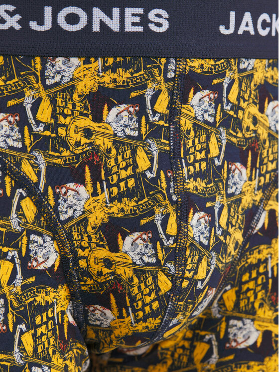 Jack&Jones Junior Jack&Jones Junior Σετ μποξεράκια 3 τμχ Skull Rock 12259491 Έγχρωμο