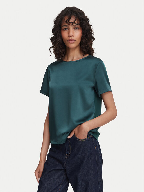 Weekend Max Mara Weekend Max Mara Bluză Gilbert 2625946041 Verde închis Regular Fit
