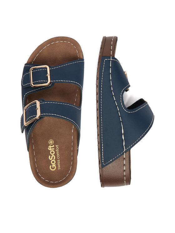 Go Soft Go Soft Ciabatte CEO-W21202 Blu scuro