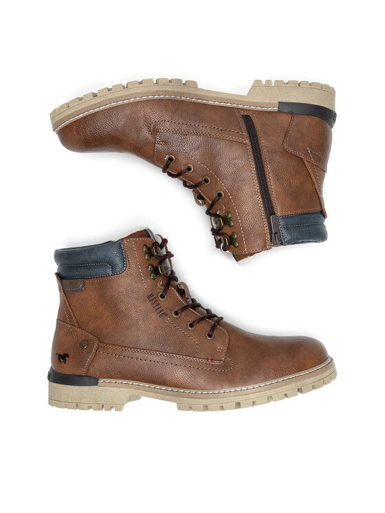 Mustang Mustang Schnürschuhe 4142-602 Braun